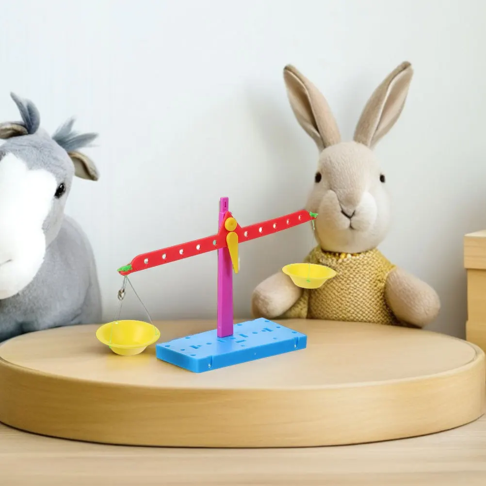 2Pcs Stem Balance Scale Lever Kit DIY Educational Science Experiment for Kids Home School Math Balance Toy Toddler Scale Toy