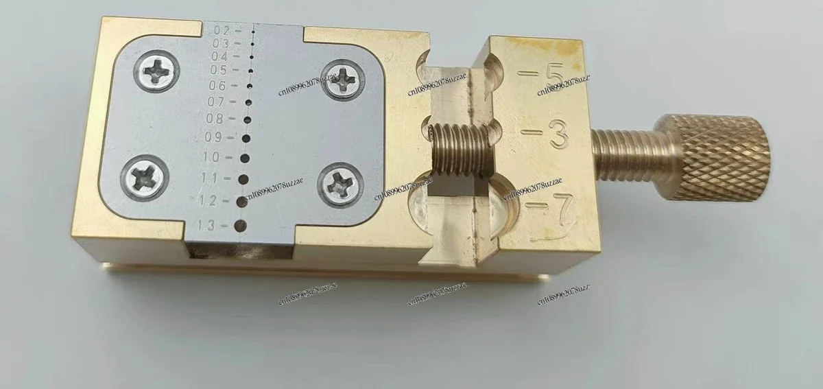 Heavy Duty Brass Watch Crown Fixing Base Stable Bench Tool For Watchmakers
