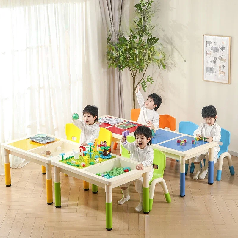 

Children Study Desk Children's Set School Furniture Tables Kids Table Elementary Child Childrens Classroom Chair Room Supplies