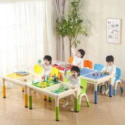 Children Study Desk Children's Set School Furniture Tables Kids Table Elementary Child Childrens Classroom Chair Room Supplies