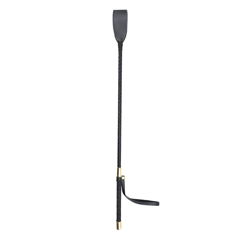 45/54cm Riding Equestrian Whip Training Lash PU Leather Anti-slip Portable Learning Accessory Outdoor Racing Performance image 3