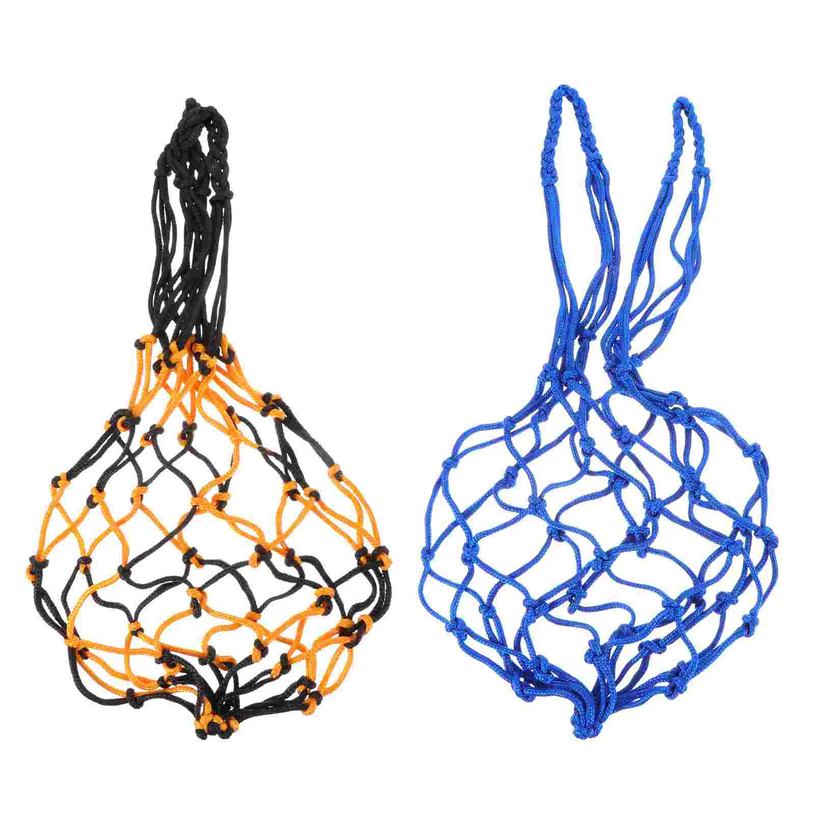 

2 Pcs Net Bag Volleyball Mesh Outdoor Balls Storage Sport Football Basketball Polypropylene Soccer