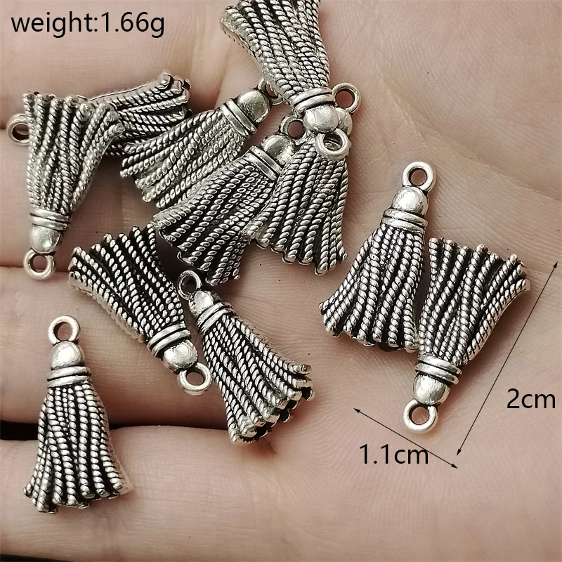 Vintage Style Rosary Tassel Charming Pendant Two Colour Making Bracelets Of Necklaces Earrings Decorative Connectors Accessories