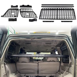 For Nissan Patrol Y61 1997-2016 Car Rear Trunk Molle Storage Panel Organizer Car Accessories