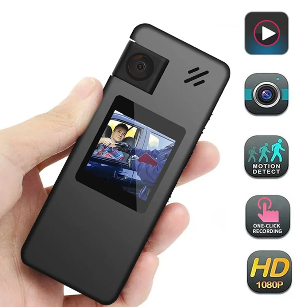 

A32 Body Camera Digital Mini Full 1080P Screen Magnetic Night Vision Bike Camera Car DVR Sports DV Support 128GB TF Card