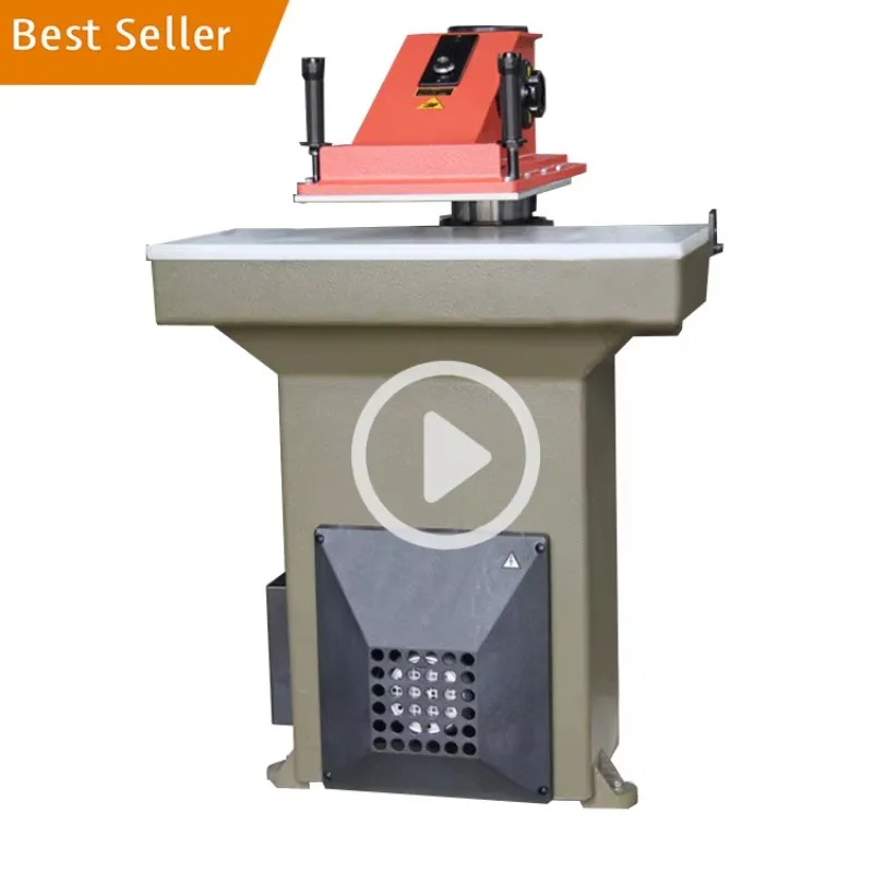 

16T Leather/cloth/rubber/plastic Clicker Press Machine Hydraulic Swing Arm Die Cutting Machine Sole Cutting Machine