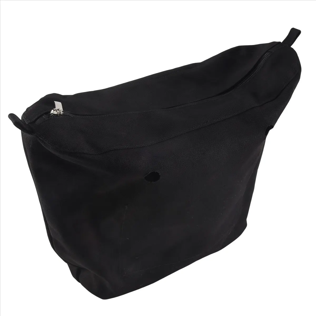 ABQR Inserto in tela solida impermeabile Fodera interna Tasca con cerniera per borsa Obag O Bag Borsa nera