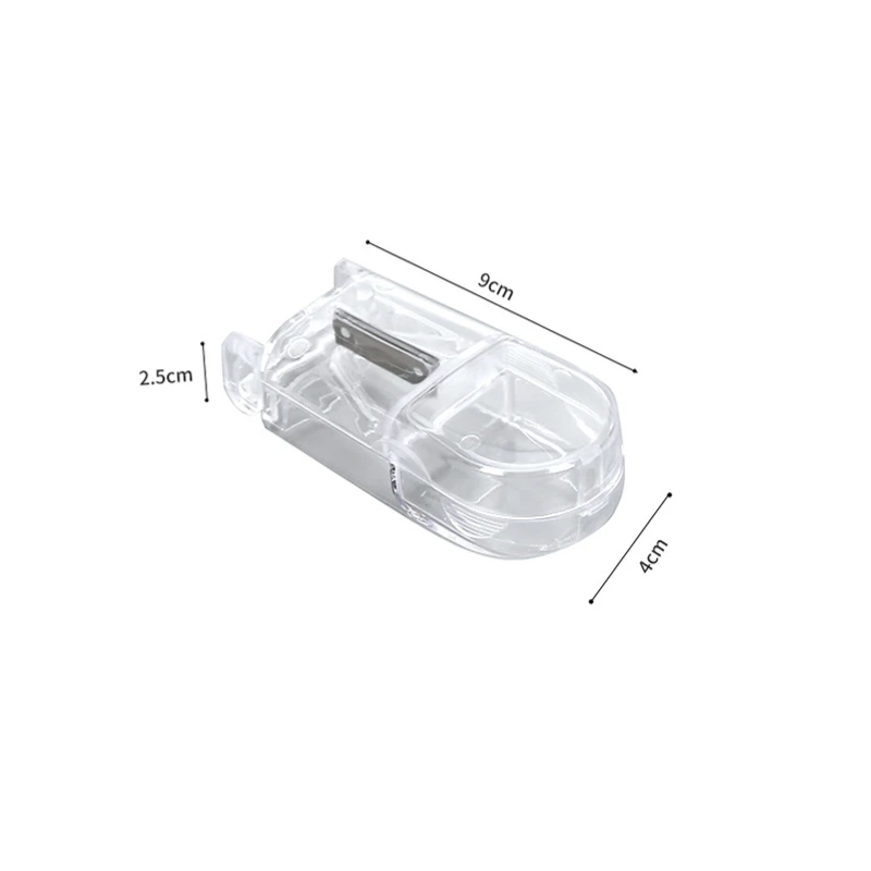 Portable Medicine Split Pill Splitters Cutter Vitamin Drugs Tablet Cutting Box Cases Container Storage Organizer Hot