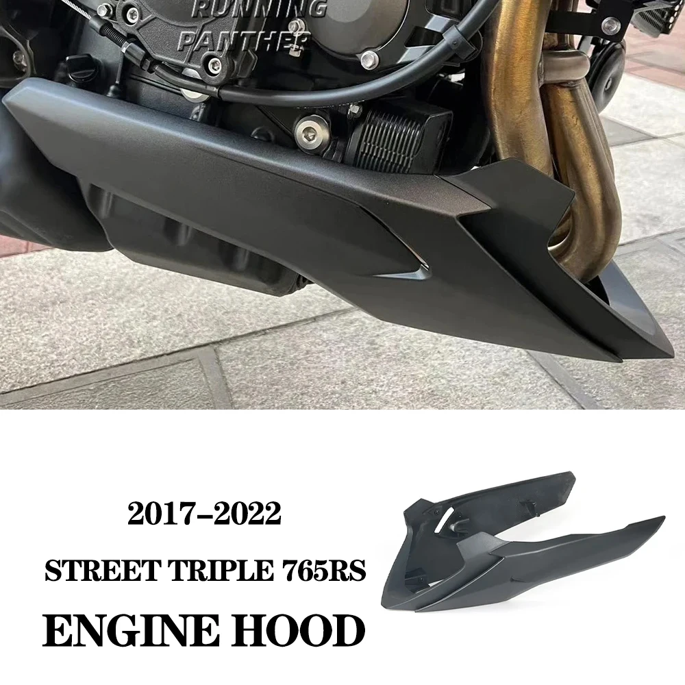 

Для Street Triple 765 RS 765R 765rs 765 R 2017-2022 детали модификации мотоцикла ABS нижний спойлер защита двигателя