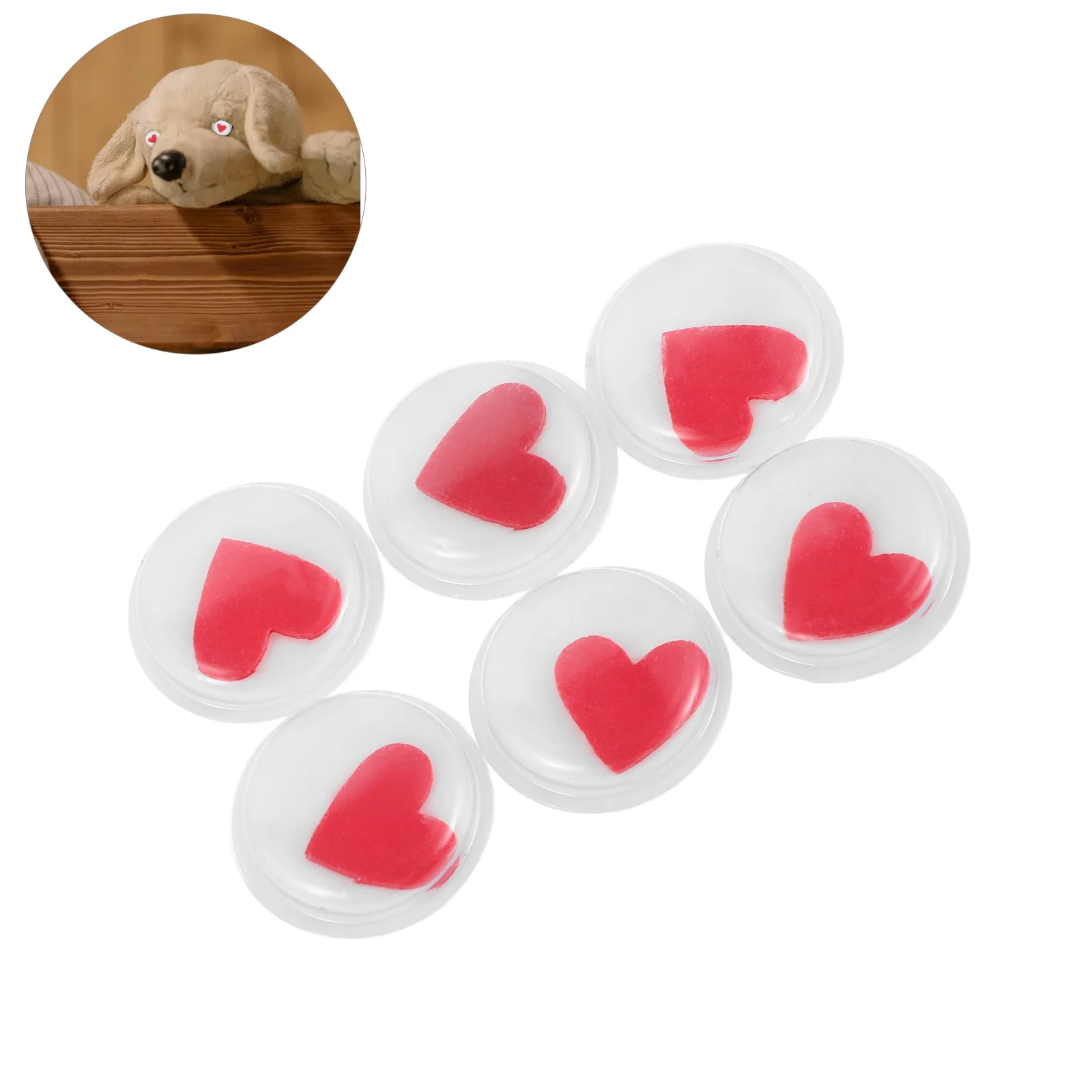 

480Pcs Small Self Adhesive Heart Wiggle Eyes Stickers Stick on Craft Eyes for Kids Crafts Scrapbooking Decoration