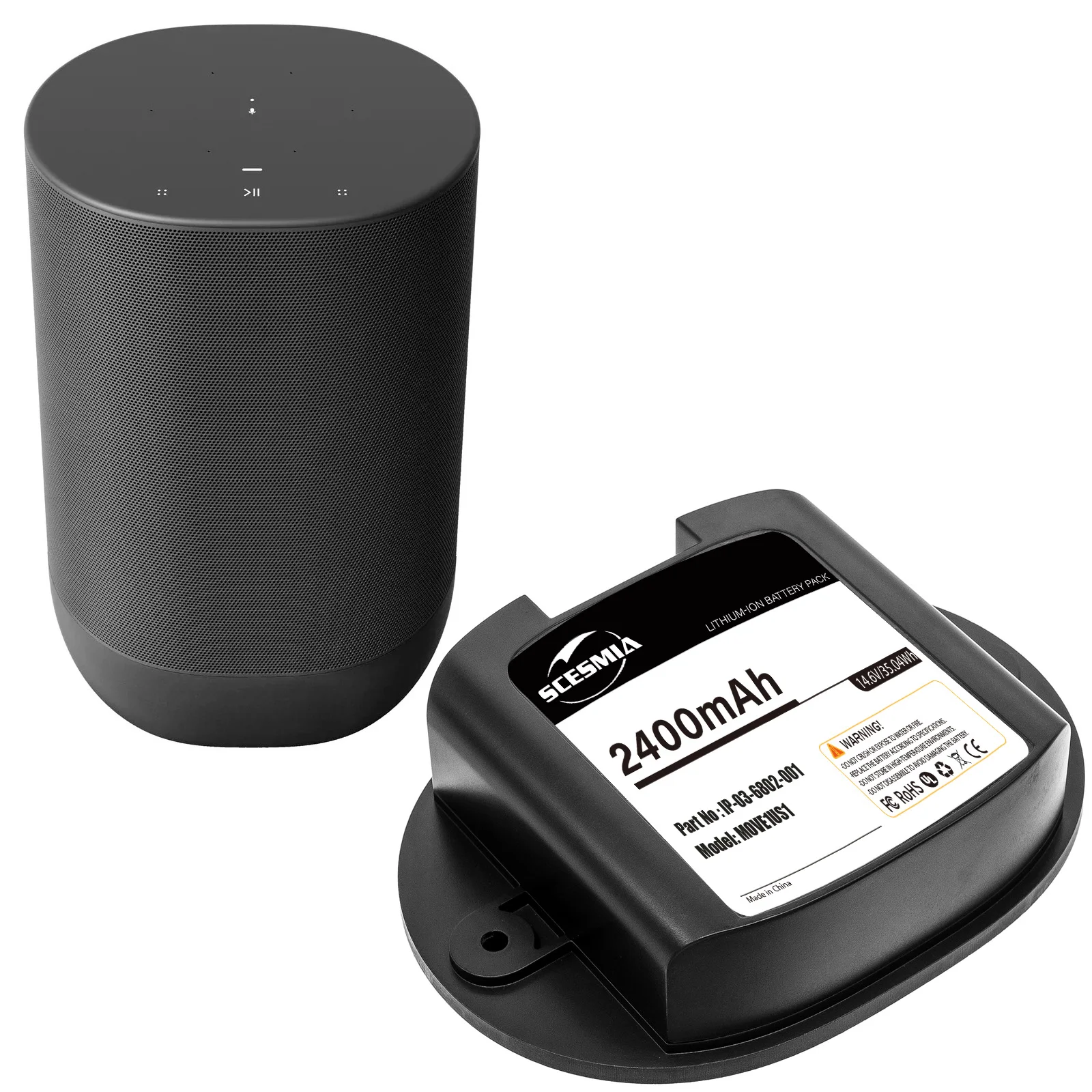 

14.6V 3600mAh Speaker Battery IP-03-6802-001, 111-00001 for Sonos Move, MOVE1US1