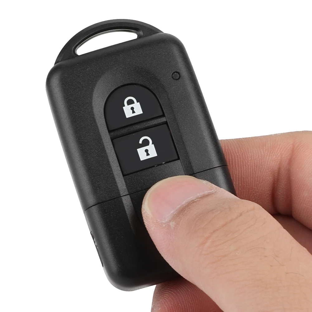 Key Fob Cover 2 Button ABS Car Remote Key Fob Case Smart Cover Shell Fits