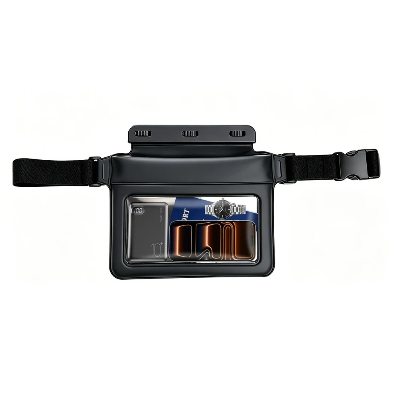 New Korean Style Floating Sponge Waterproof Waist Bag Crossbody Dry Pouch For Phone Swimming Diving Beach Water Sports