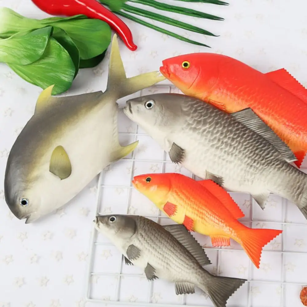 1pcs Funny Artificial Lobster Model Food Model Creative Photography Prop Shop Decor Fish Model