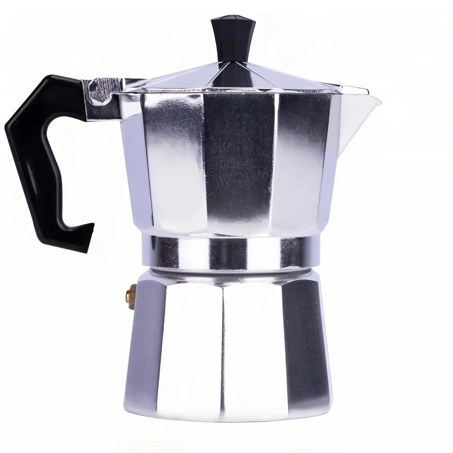 Klassischer Moka-Topf für den Herd, Aluminium-Espressokocher mit Ersatzteilen, kubanischer Kaffeekocher für Zuhause und Camping