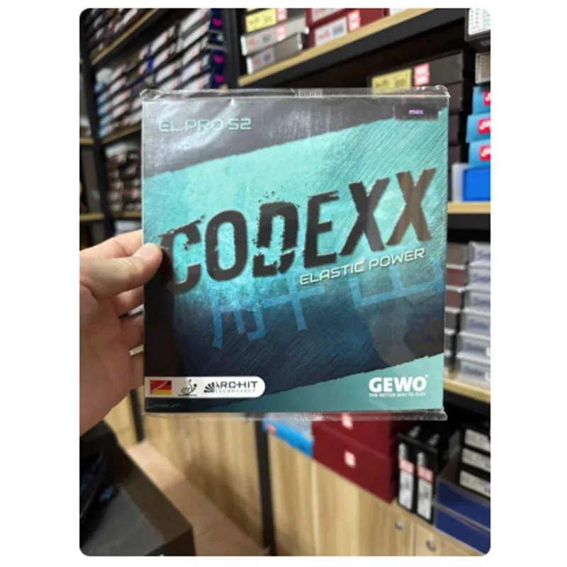 

ORIGINAL GEWO CODEXX EL PRO 52 TABLE TENNIS RUBBER EF PRO 54 PRO 53 55 TACKY RUBBER MADE IN GERMANY PIMPLES IN PING PONG RACKET