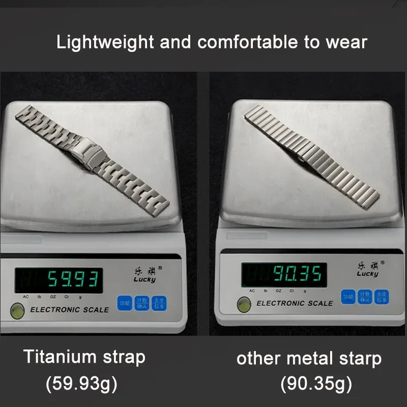 Luxury Titanium Strap for Apple Watch Band Ultra 49mm 45mm 44mm 41mm 38mm Men's Style Bracelet Correa for IWatch 9 SE 8 7 6 5 4 - Image 4