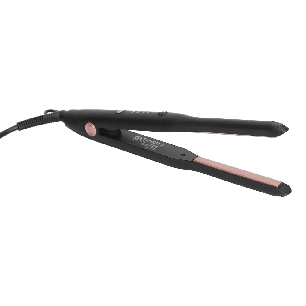 4 Gears Temperature Control Hair Straightener US Plug Compact Electric Hair Iron Comfortable Grip Electric Hairstyling Tool