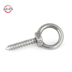 304 Stainless Steel M4 M5 M6 M8 M10 M12 M16 Self Tapping Eye Ring Nut Bolt Eye Lifting Hooks Sound Speaker Screws Self Tapping