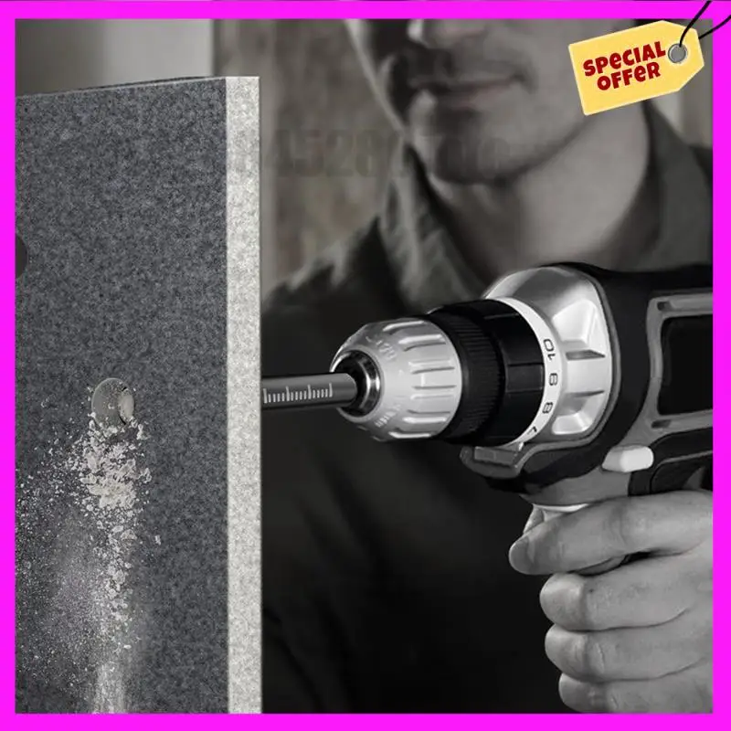 

-ABUB 100 шт. алмазные сверла, набор сухих алмазных сверл 6 мм для гранита, плитки, стекла, мрамора, кирпича, камня