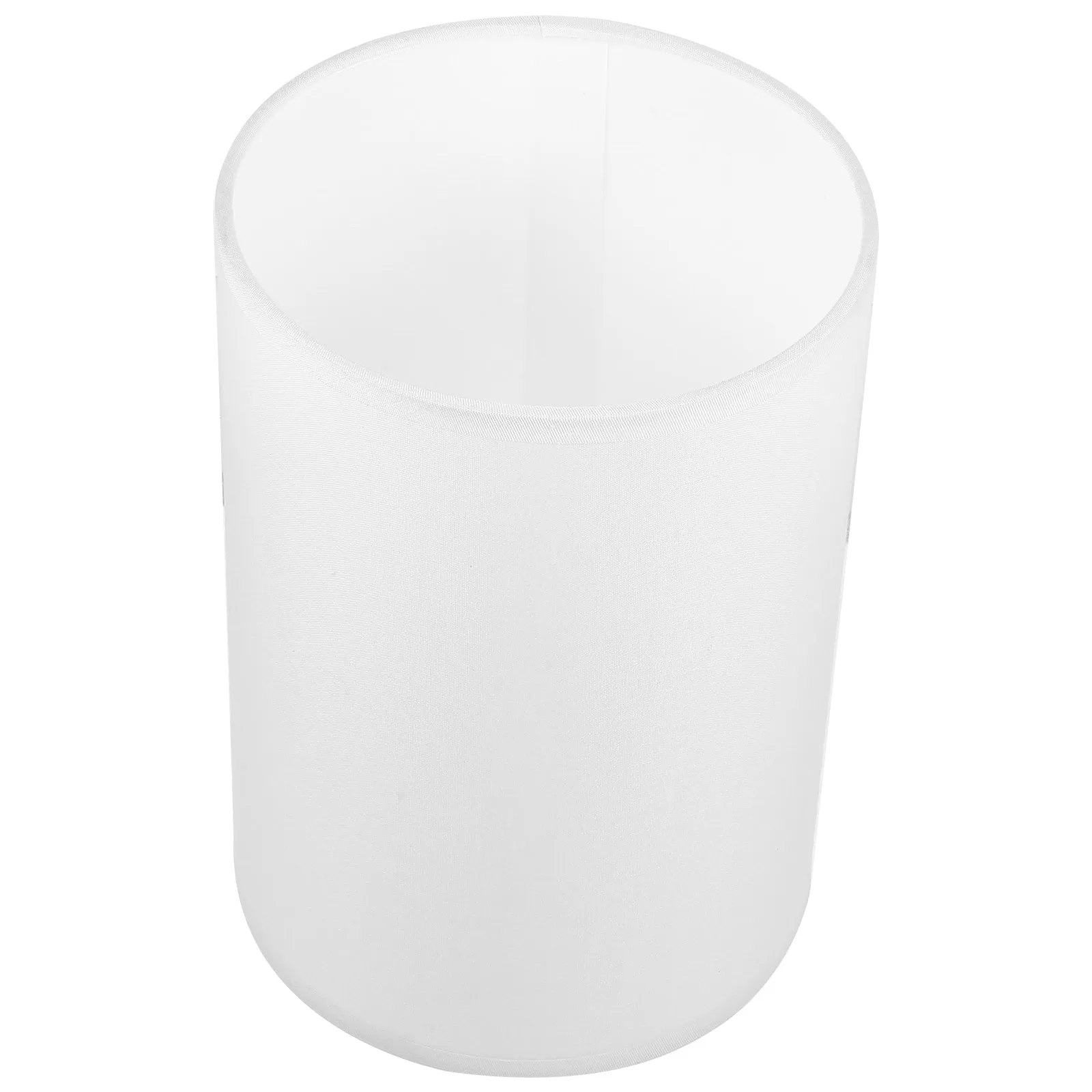 

Round Lamp Shade E27 Socket Linen Iron Material Living Bedroom Decorative Floor Lamp Cover White Drum Lampshades Simple Colors