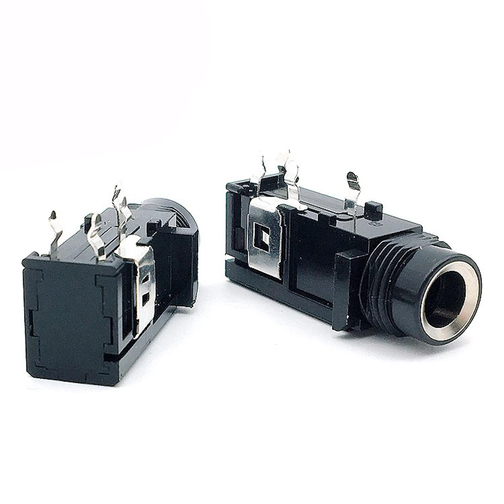 Cltgxdd 2-10piece PJ-603A high-quality gold-plated 6.35mm socket 6030 audio and video microphone headphone socket