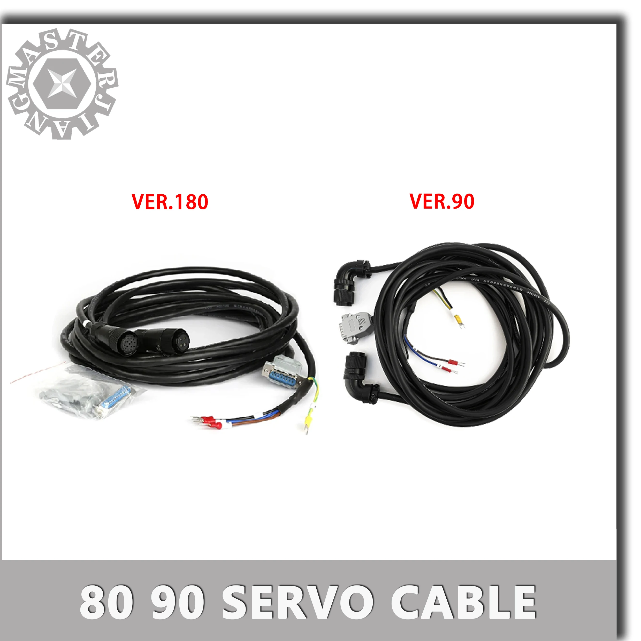 80ST-M02430 90ST-M02430 Servo Cables 90-Degree 180-Degree Connector Motor Cables Shielded Motor & Encoder Cables.