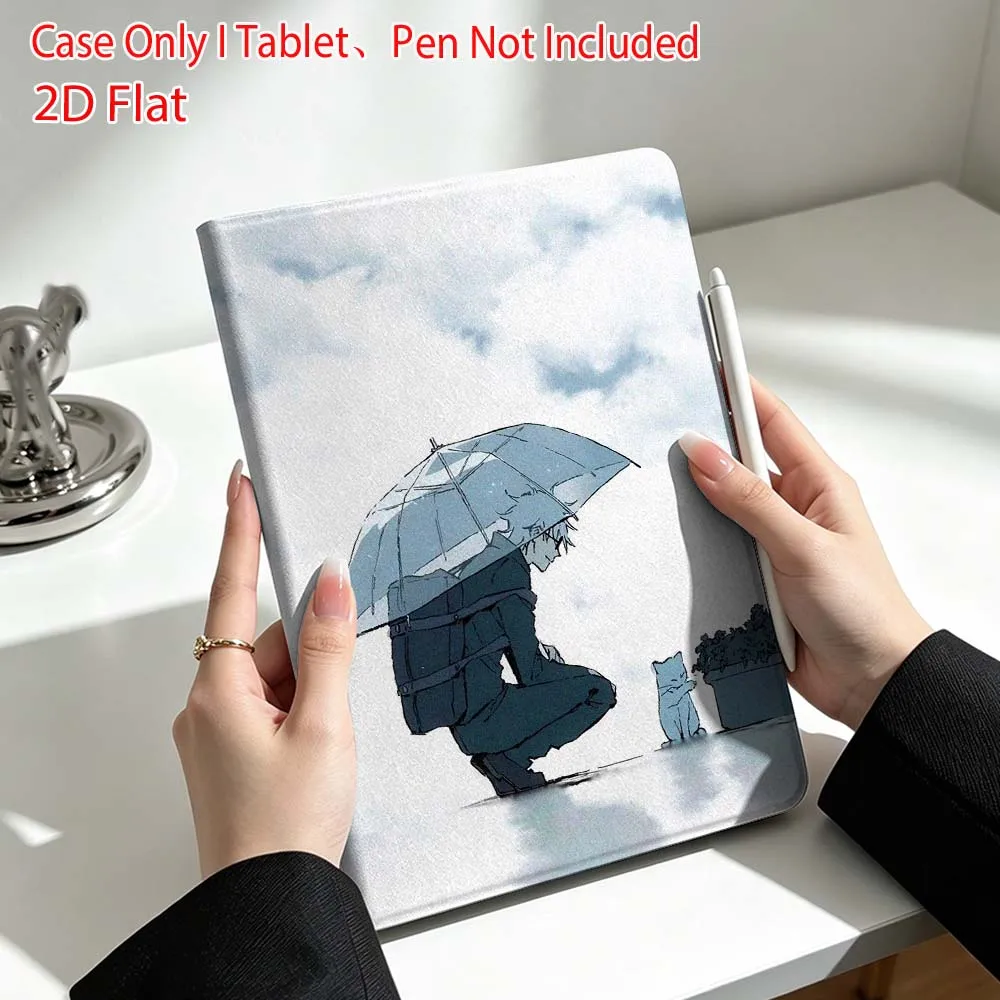 Satoru Gojo Love Soft For Lenovo Xiaoxin Pad Pro Tab P12 P11 11 13 11.2 inch K11 Plus Pen Tray Tablet Case
