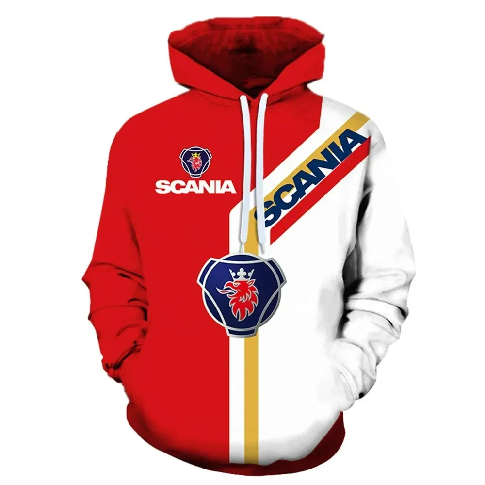 2024 Fashion and High Quality Men's Hooded Sports and Casual Shirt Car Logo Surrounding Harajuku Trend Spring and Autumn