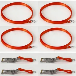 4PCS 1:14th Scale Fastening Strap Straps Tensioner for Tamiya RC Dump Truck SCANIA 770S R620 VOLVO BENZ Arocs MAN TGX LESU Car