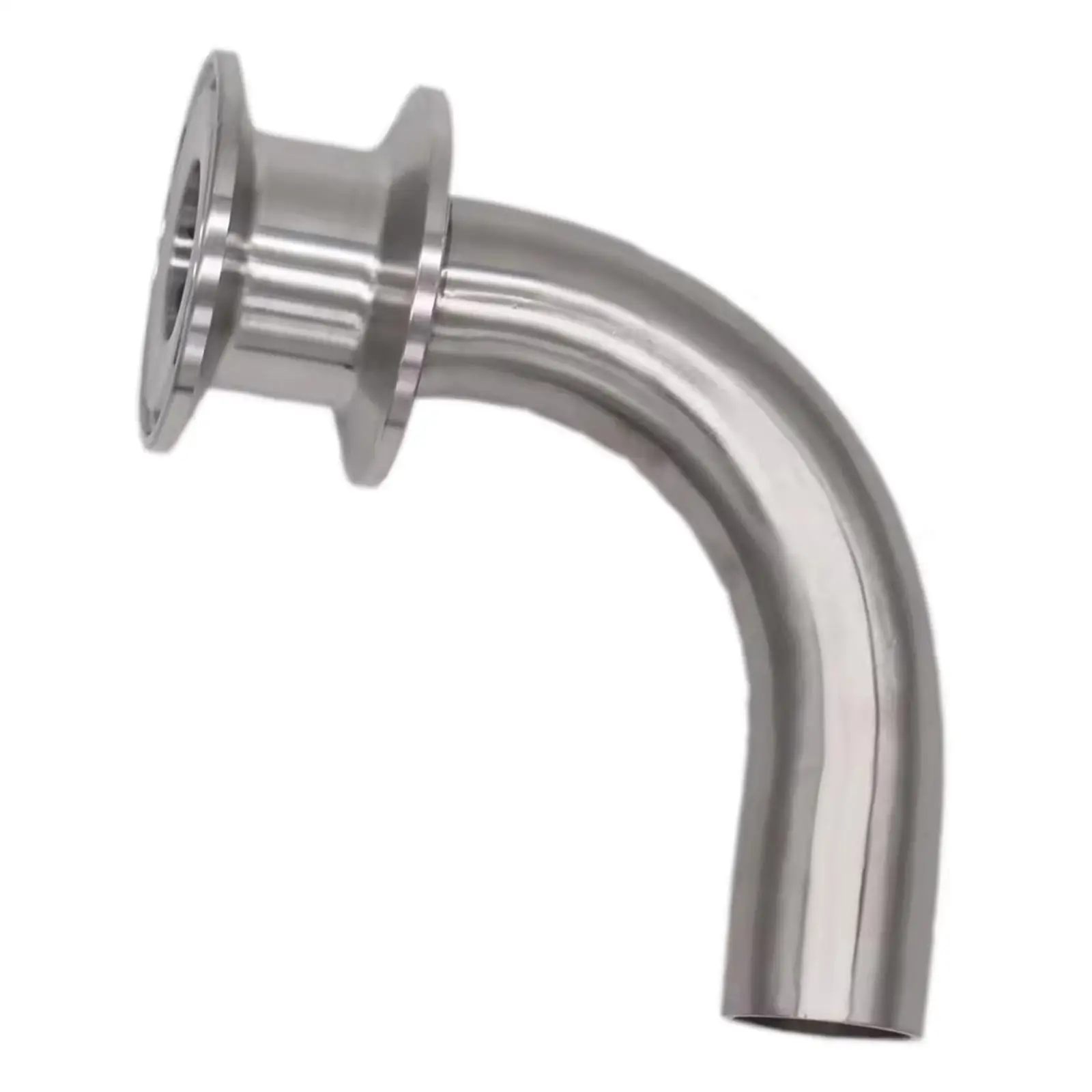 Stainless 304 Clamp Pickup Tube Elbow for Homebrew Fermentation Tank Mirror Polished Easy Clean Design