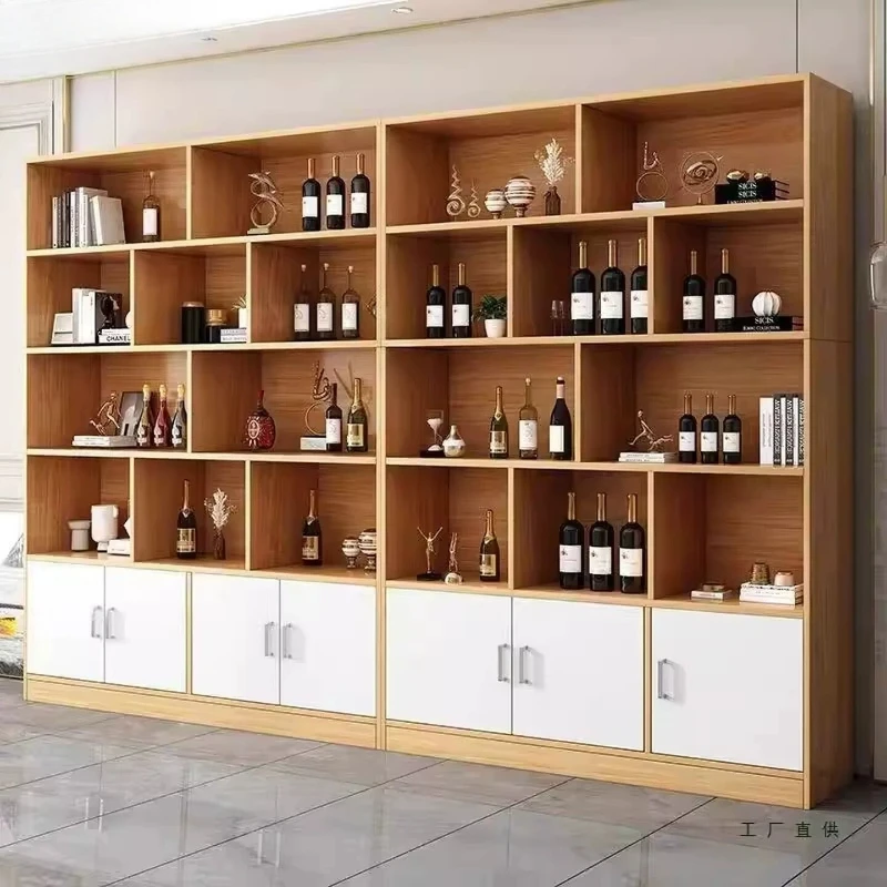 

Whiskey Display Bar Cabinet Storage Living Room Shelves Modern Designer Wine Cabinet Decoration Shelf Estan Tetrendy Furniture