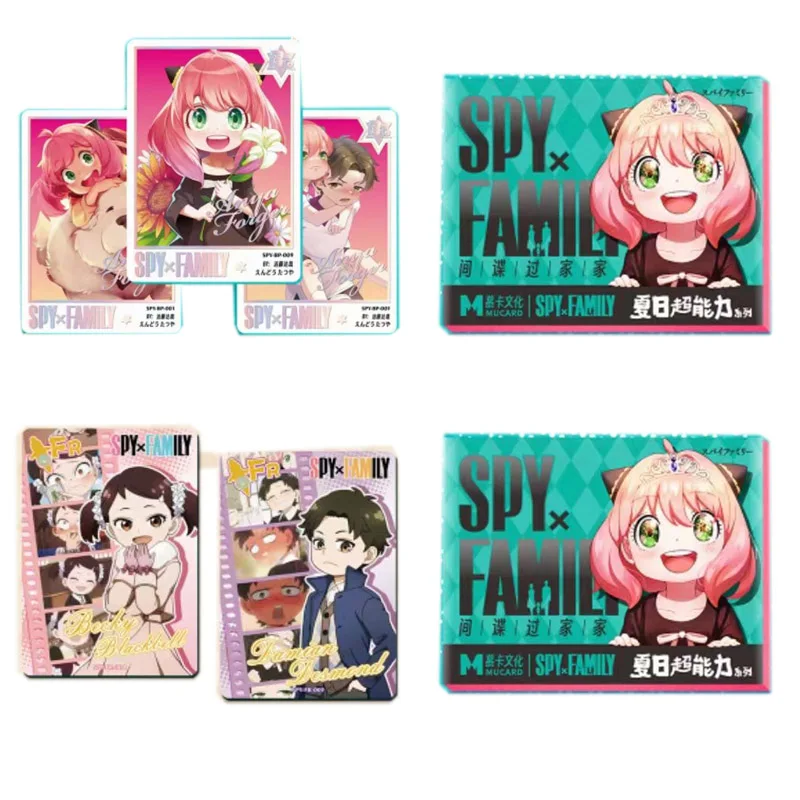 

SPY × Family Collection Cards Booster Box ACG Anime Character New Original Rare Limited Table Game Playing Trading Cards