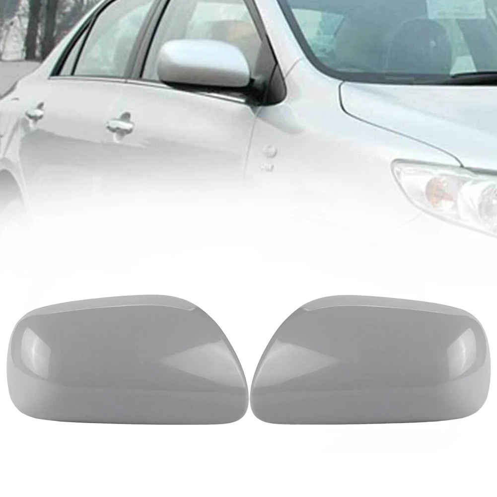 

1 Pair For Toyota For Corolla 2007-2013 Left Right Side Door Wing Mirror Cover Cap Rearview Mirrors Accessories