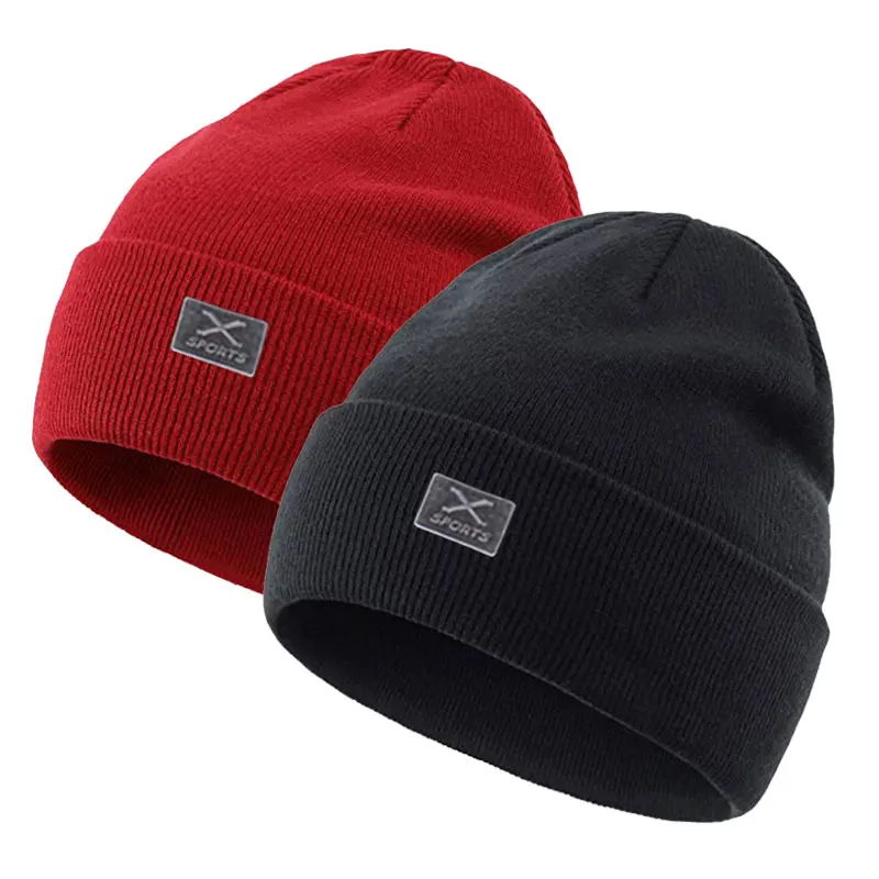 Skullies Bonnets Hommes Bonnet Tricoté Femmes Hiver Chapeaux Pour Hommes Bonnet Chapeau Automne Beany шапка мужская Homme Gorro шапка Bonnet