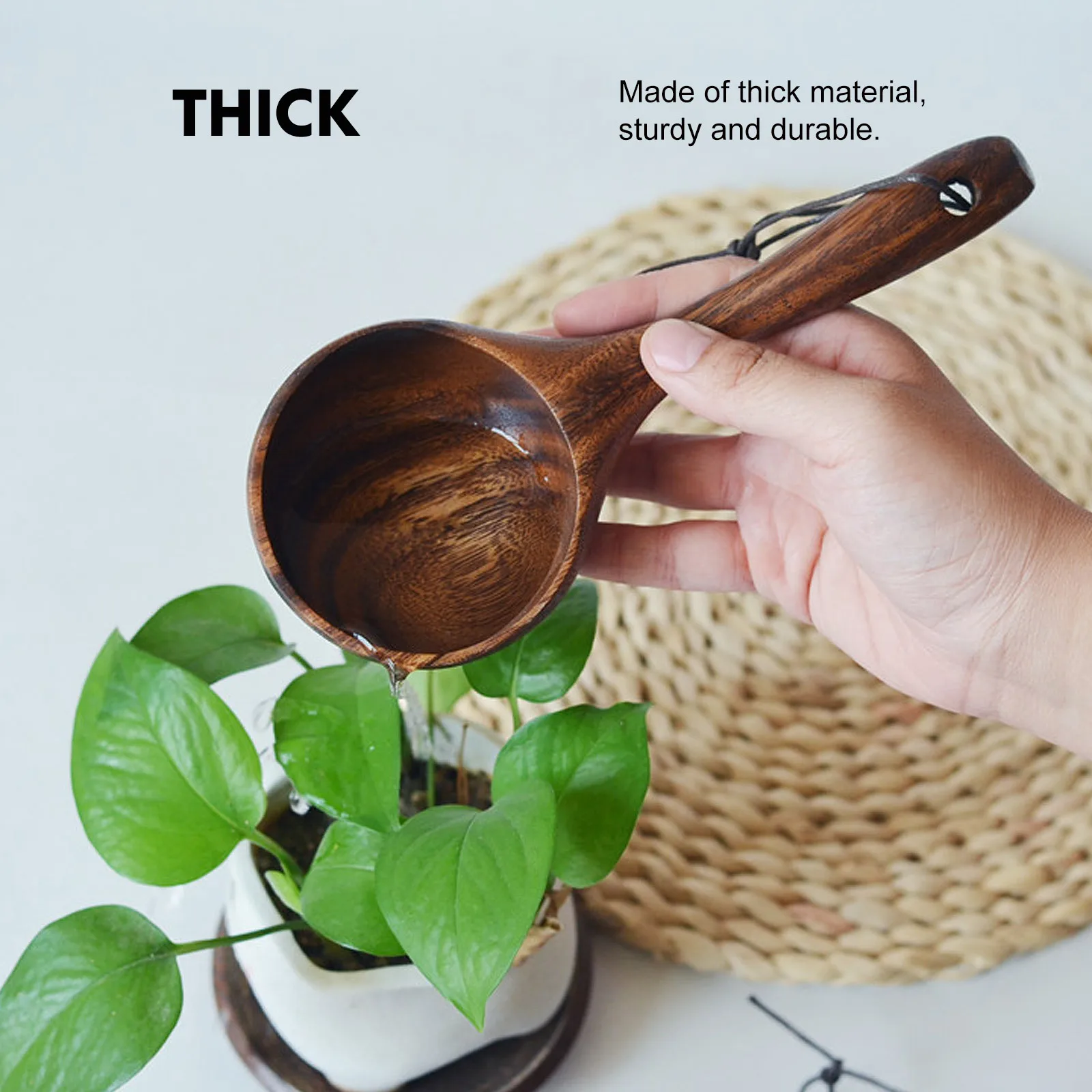 

1pc Wooden Serving Bowl Brown Pickled Vegetable Bowl Kimchi Snack Food Dishwasher Safe Natural Wood Material Refreshments Holder
