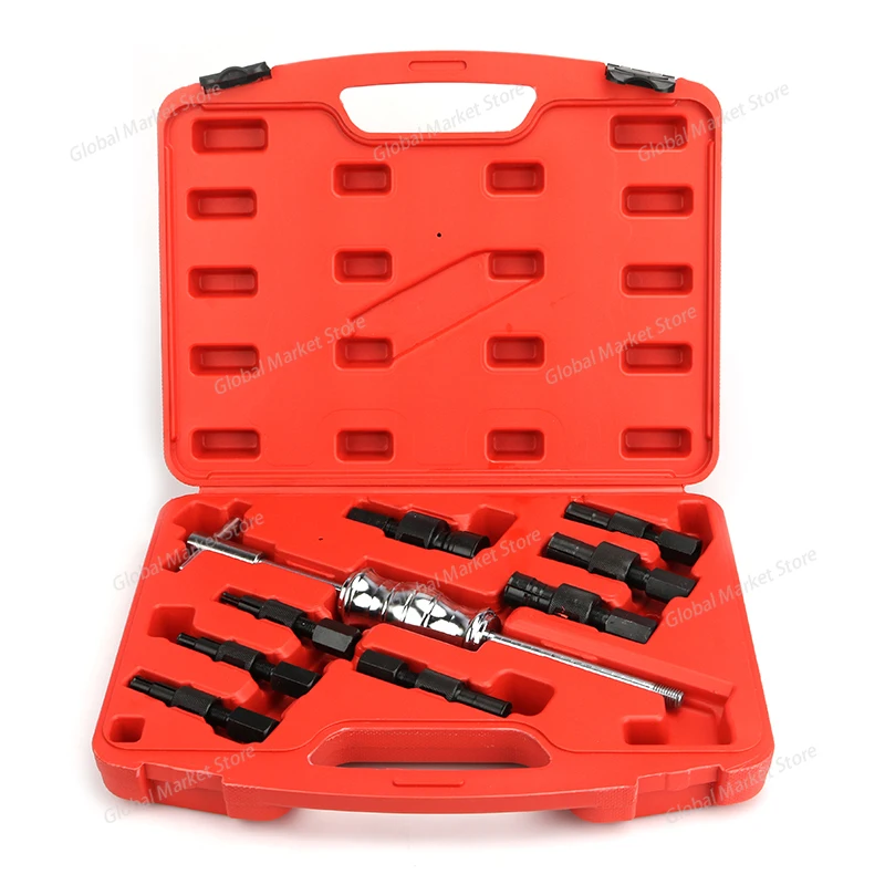 

9Pc Blind Hole Slide Hammer Pilot Bearing Puller Internal Extractor Removal Kit
