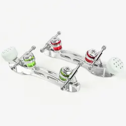 Four-Wheel Double Roller Skates 6061 CNC Integrated Bracket Sneaker DIY Modification Base Professional Skates Shoe Trucks AMB303