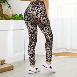 PD100 New Colorful Stripe Leopard Pattern Fashionable and Novel Outgoing Sexy Women's 9-point Underpants