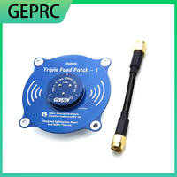 SkyCityFPV GEPRC Triple Feed Patch-1 5.8G 9.4 DBI Circular Polarized FPV Antenna conversion 100 MHz RC Fatshark Skyzone Goggle