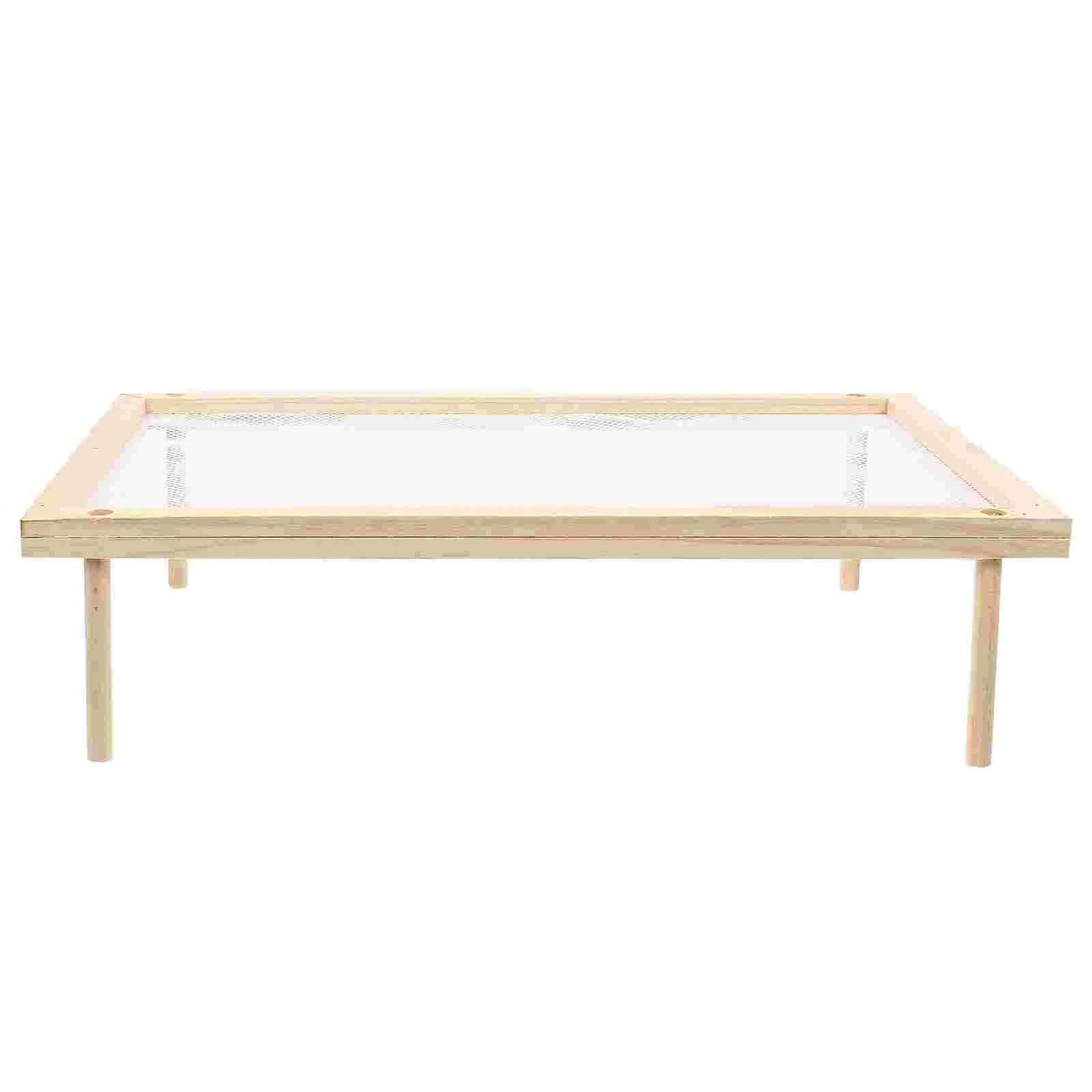 

Kitchen Drying Rack Portable Laundry Spaghetti Stand Wood Vegetable Foldable Hangers