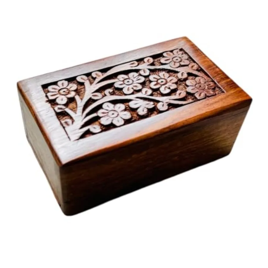 

Pet Ashes Box - Wooden Pet urn - Cremation urn Box - Small wooden urn - Pet Burial box for cat ashes - dog urn - Wood Urn for H