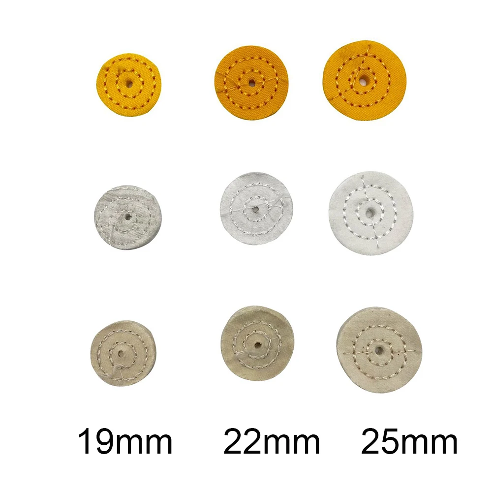 

10PCS Abrasive Cloth Brushes without Shank Jewelry Polishing Wheel for Dremel Power Tool Accessories 19MM 22MM 25MM