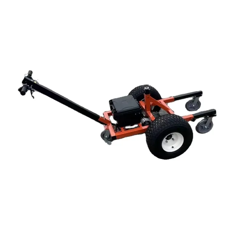 Customized New 48V Easy Pull Trailer Tow Camper Vehicle Caravans Boat Platform Structure 2000kg Metal Electric Utility Dolly