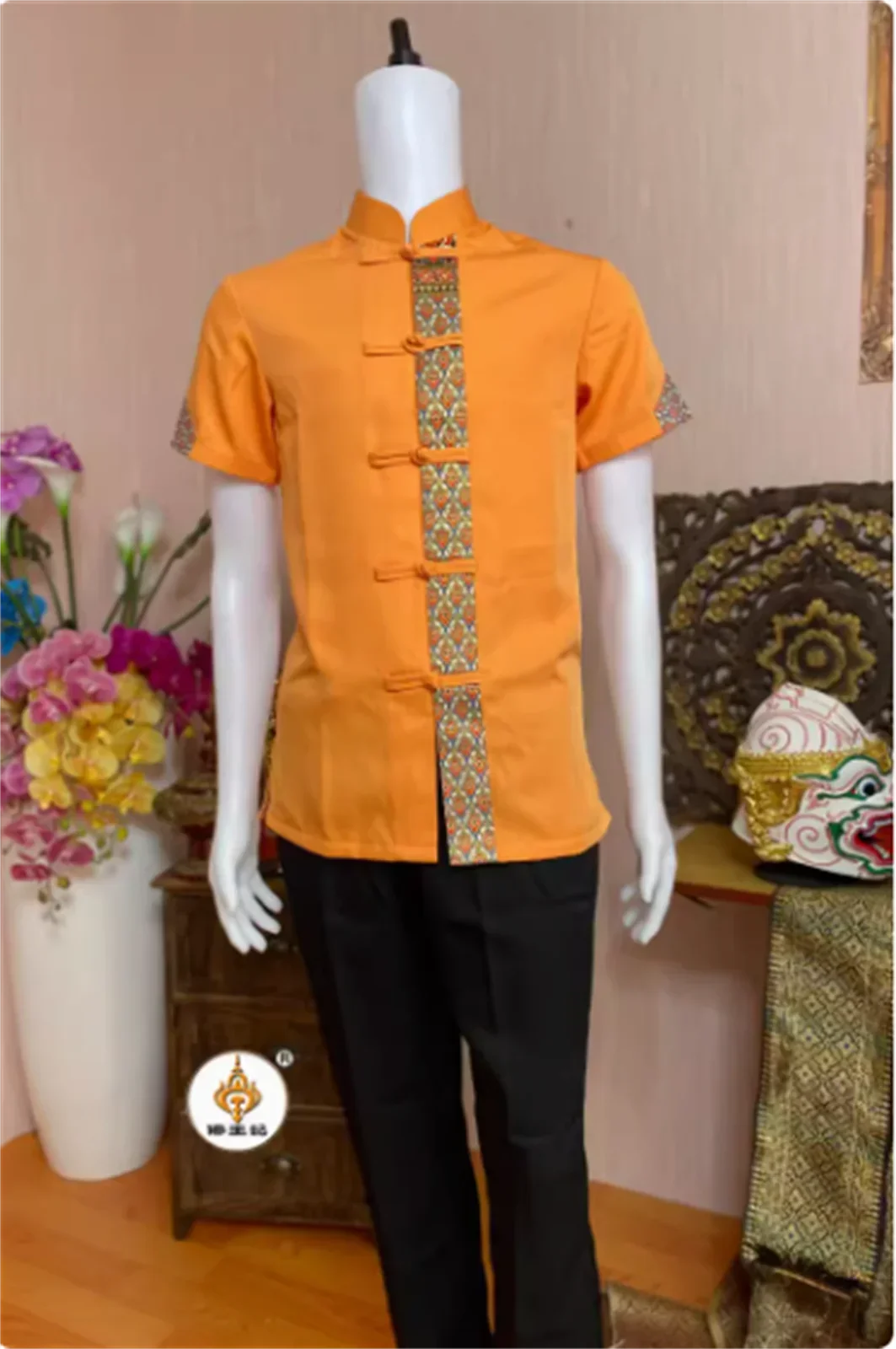 Dai Thai Restaurant Hotel Work Uniform Male Wear resistant, Washable, Durable