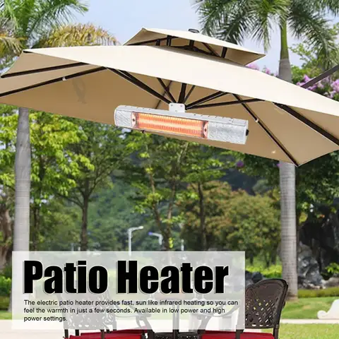 1500W इन्फ्रारेड आउटडोर इलेक्ट्रिक स्पेस हीटर दीवार पर लगने वाला वाटरप्रूफ आँगन हीटर इलेक्ट्रिक आउटडोर हीटर इलेक्ट्रिक आँगन हीटर 8 best sales हीटर की दीवार - №7