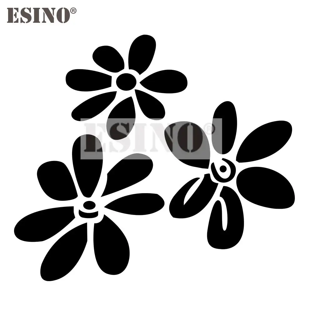 Car Styling Beautiful Flowers PVC Carving Waterproof Decorative Stickers Car Bumper Glass Body Creative Pattern Vinyl Decals