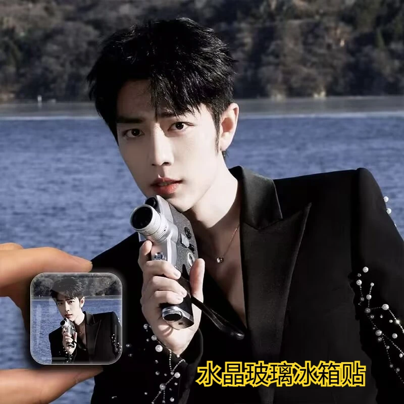 شياو زان المغناطيسي الكريستال والزجاج مغناطيس الثلاجة بالجملة التخصيص المواد الطرفية هدايا عيد الميلاد التذكارية