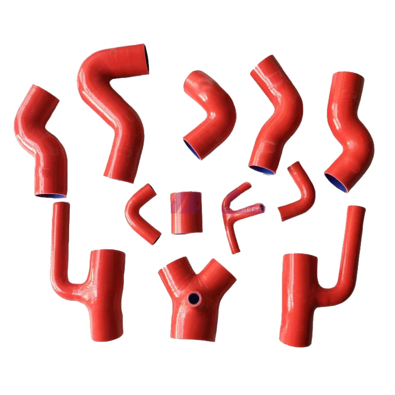 Silicone Boost Piping Hose Kit For Audi S4 RS4 A6 B5 C5 2.7L Bi-Turbo 97-01 (12Pcs)