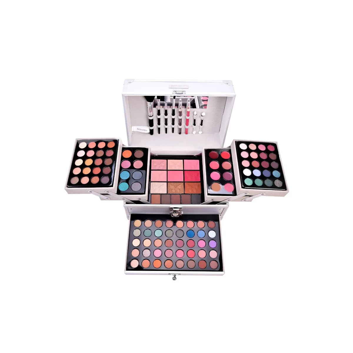Women's Makeup Set Gift Box Portable Multifunctional Cosmetics Set Eyeshadow Palette Set Lip Tint Lip Liner Lipstick Combination